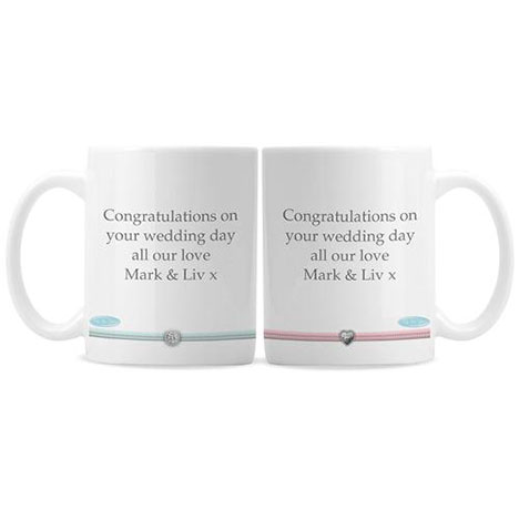 Personalised Me to You Bear Wedding Couple Mug Set Extra Image 1